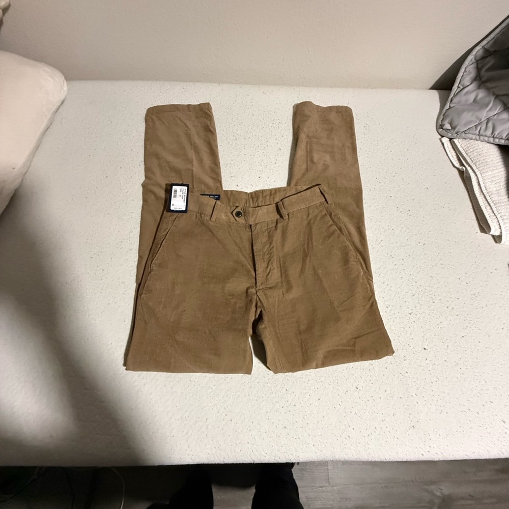 Peter Millar Men's Brown Corduroy Pants